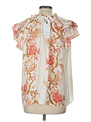 Rose + Olive Sleeveless Blouse (view 2)