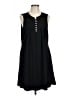 Unbranded Solid Black Casual Dress Size L - photo 1