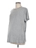 Missguided Gray Short Sleeve Top Size 8 Maternity - photo 1