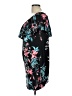 West Loop Floral Black Casual Dress Size L - photo 5