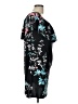 West Loop Floral Black Casual Dress Size L - photo 4
