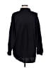 Cotton On 100% Recycled Plastic Solid Black Long Sleeve Button-Down Shirt Size M - photo 2