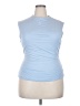 Rebecca Minkoff Blue Sleeveless Top Size XXL - photo 1