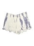 Topshop Tie-dye White Blue Shorts Size 6 - photo 1