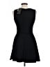 Zara Basic Solid Black Cocktail Dress Size L - photo 2