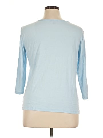 Jones New York Signature 3/4 Sleeve Top (view 2)
