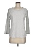 J.Crew Silver 3/4 Sleeve Top Size M - photo 1