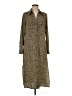 Papillon 100% Polyester Animal Print Brown Casual Dress Size M - photo 1
