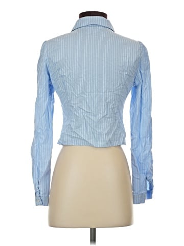 Edikted Long Sleeve Button-Down Shirt (view 2)