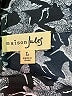 Maison Jules 100% Polyester Print Black Casual Dress Size L - photo 7