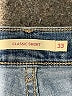 Levi's Blue Denim Shorts Size 33 waist - photo 3