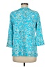 Lilly Pulitzer Blue 3/4 Sleeve Blouse Size M - photo 2