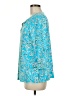 Lilly Pulitzer Blue 3/4 Sleeve Blouse Size M - photo 5