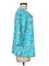 Lilly Pulitzer Blue 3/4 Sleeve Blouse Size M - photo 4