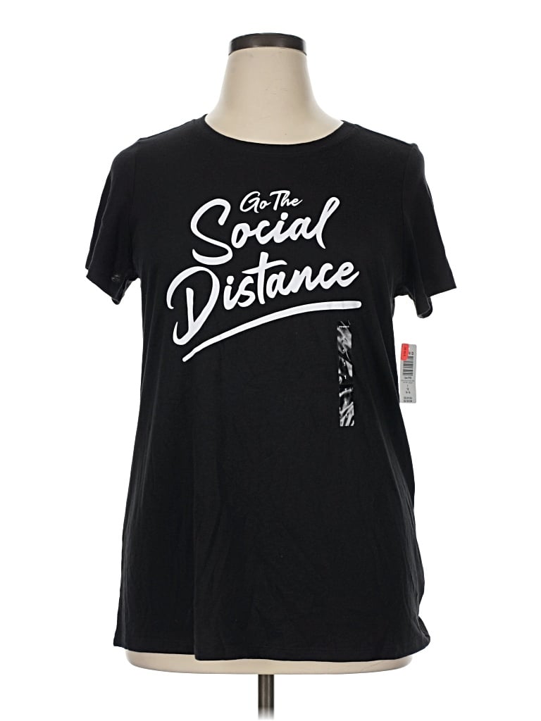 Torrid Short Sleeve T-shirt In Black