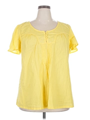 Lane Bryant Short Sleeve Blouse (view 1)