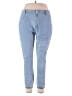 Paige Chevron-herringbone Blue Jeans Size 32 waist - photo 1