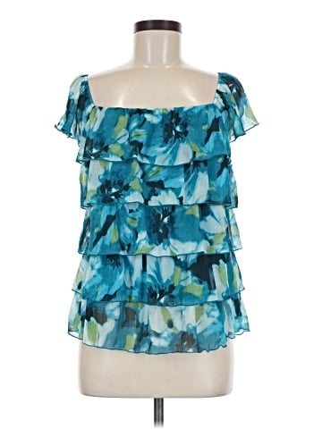 Signature by Larry Levine Short Sleeve Blouse (view 1)