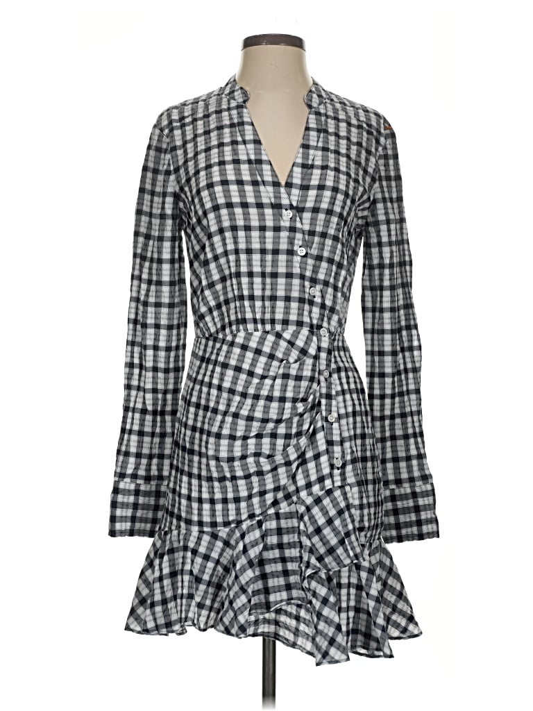 Pre-owned Veronica Beard Jeans Casual Dress In Gray