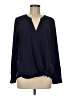 Ann Taylor Blue Long Sleeve Blouse Size M - photo 1