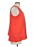 Adrienne Vittadini 100% Polyester Orange Sleeveless Top Size L - photo 4