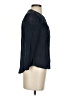 J.Crew 100% Cotton Blue Black Long Sleeve Blouse Size 00 - photo 4