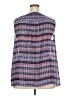 Violet & Claire 100% Polyester Blue Sleeveless Blouse Size 3X - photo 2