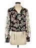 Sanctuary Black Long Sleeve Blouse Size XXS - photo 1