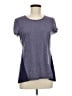 Champion 100% Polyester Color Block Gray Active T-Shirt Size M - photo 1