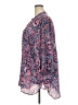 Boutique + 100% Polyester Paisley Blue 3/4 Sleeve Blouse Size 3X Plus - photo 5