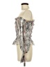 ALLSAINTS 100% Viscose Silver Long Sleeve Blouse Size 6 - photo 5