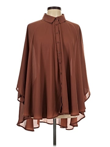 Midnight Velvet 3/4 Sleeve Blouse (view 1)