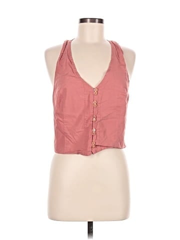 By Anthropologie Sleeveless Button-Down Shirt (view 1)