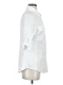 Dylan 100% Linen White 3/4 Sleeve Button-Down Shirt Size S - photo 4