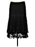Odille 100% Viscose Stars Black Formal Skirt Size 12 - photo 1