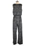 Christopher & Banks Chevron-herringbone Gray Jumpsuit Size M - photo 2