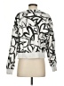 Maeve by Anthropologie 100% Cotton Print Silver Pullover Sweater Size S - photo 2