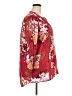 Roaman's 100% Cotton Floral Red 3/4 Sleeve Blouse Size 20W - photo 4