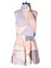 L'Atiste by Amy 100% Polyester Color Block Pink Romper Size S - photo 1