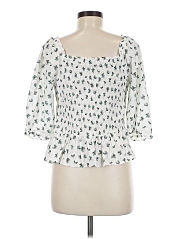 Ann Taylor LOFT 3/4 Sleeve Blouse (view 2)