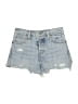 Levi's 100% Cotton Blue Denim Shorts Size 25 waist - photo 1