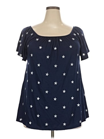 Lane Bryant Short Sleeve Top (view 1)