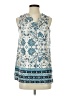 Cato Blue Sleeveless Blouse Size XS - photo 1
