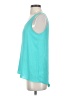 Express Outlet 100% Polyester Teal Sleeveless Top Size S - photo 5