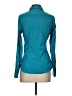Express Design Studio Teal Long Sleeve Blouse Size S - photo 2