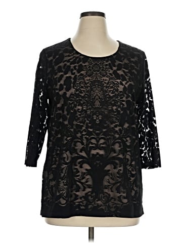 Cj Banks 3/4 Sleeve Top (view 1)