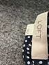 Ann Taylor LOFT Polka Dots Black Long Sleeve Blouse Size L - photo 4