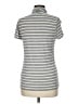 MICHAEL Michael Kors Stripes Gray Short Sleeve Turtleneck Size M - photo 2