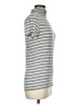 MICHAEL Michael Kors Stripes Gray Short Sleeve Turtleneck Size M - photo 4