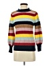 Halogen Stripes Yellow Turtleneck Sweater Size XS - photo 1